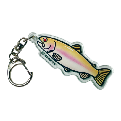 【新入荷】アルビノニジマスキーホルダー